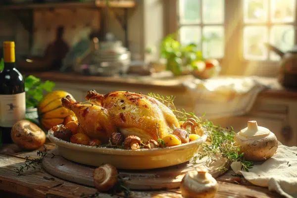 Peut-on préparer un poulet au vin jaune la veille sans altérer son goût ?