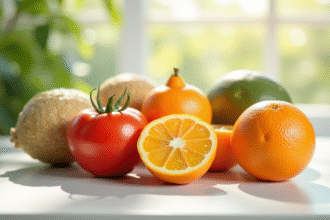 Fruits frais tropicaux et tempérés commençant par T