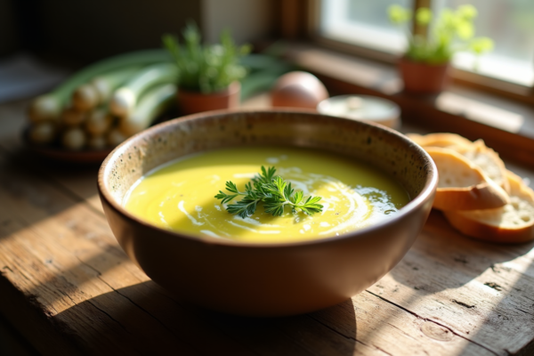 Les vertus insoupçonnées de la soupe verte aux poireaux