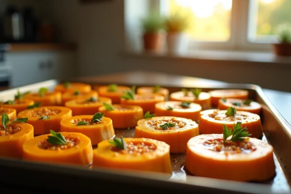 Délices véganes : recette de butternut rôti au four