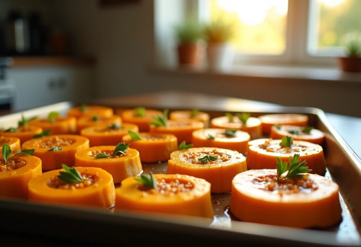 Délices véganes : recette de butternut rôti au four