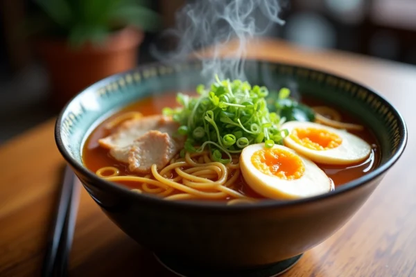 Voyage sensoriel au cœur du ramen au poulet fait main