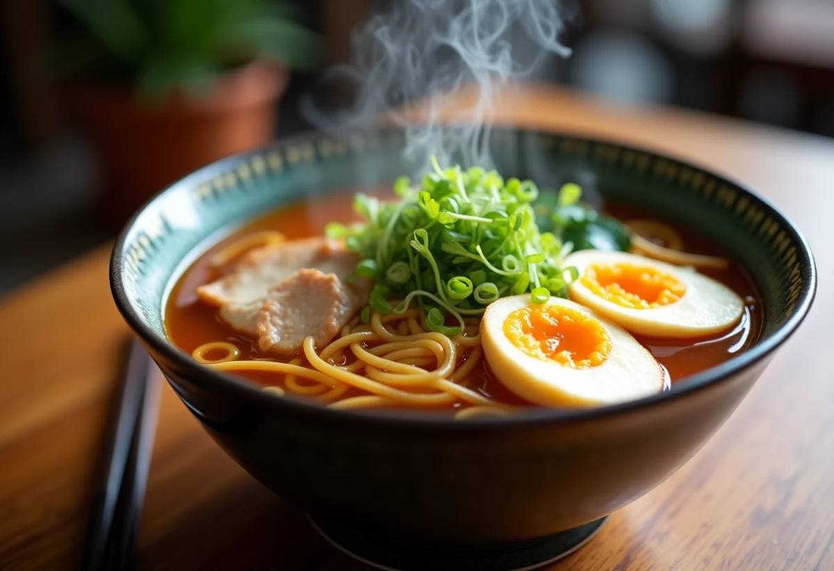 Voyage sensoriel au cœur du ramen au poulet fait main